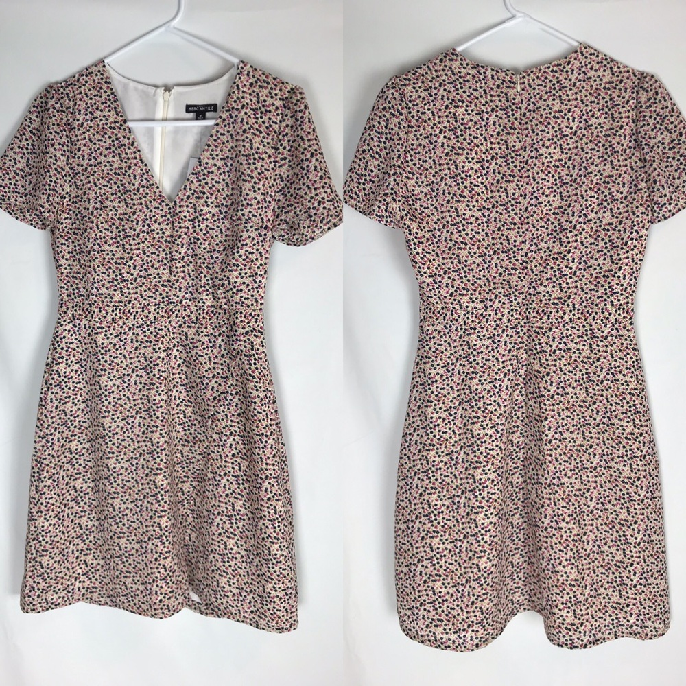 J. Crew Ditsy Floral Mini Tea Dress
